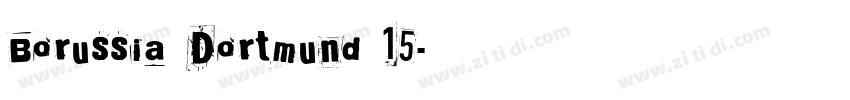 Borussia Dortmund 15字体转换
